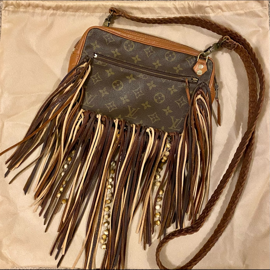 Vintage Boho Lv Crossbody